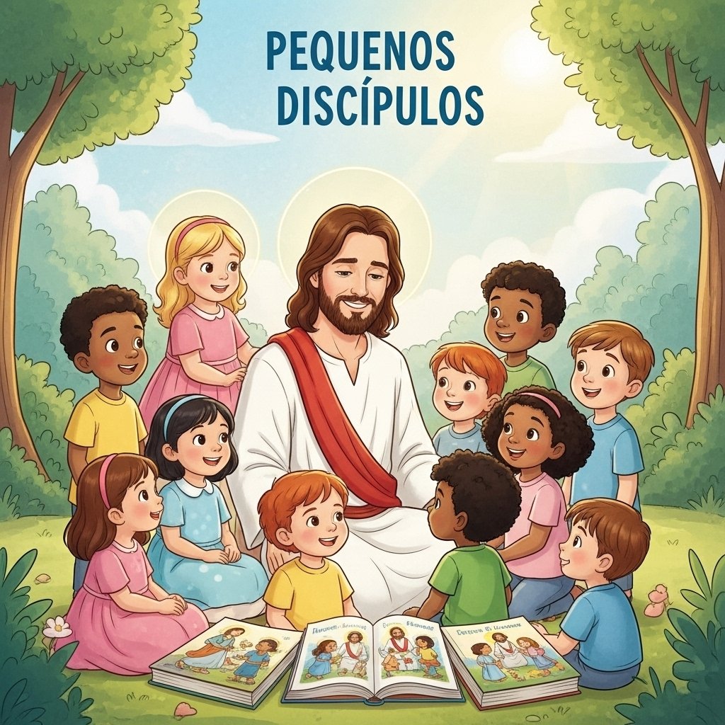 Jesus com as crianças - Pequenos Discípulos